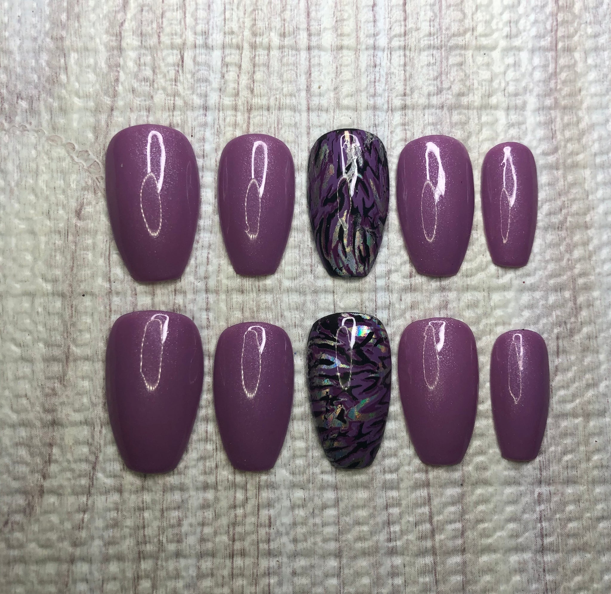 Purple leopard